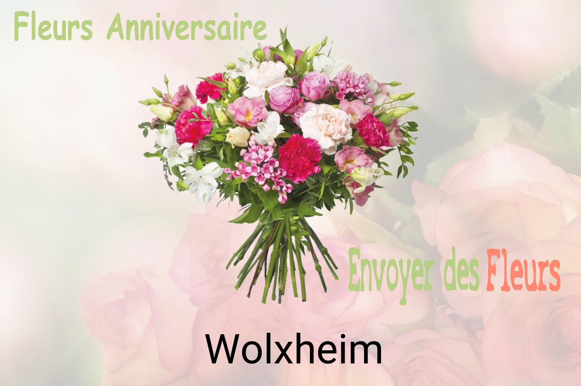 Bouquet de fleurs d’anniversaire livré à Wolxheim